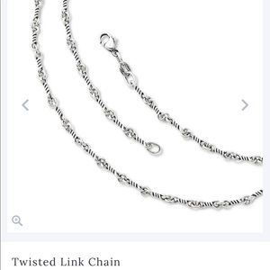 CHAIN ONLY! James Avery 20 inch chain.